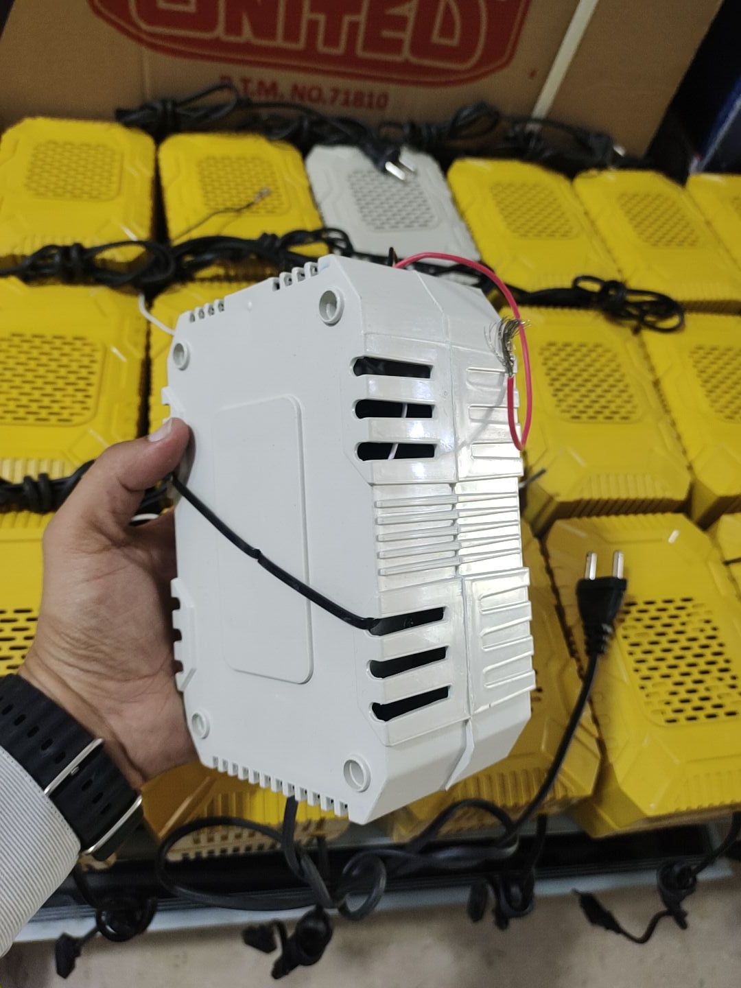 AC to DC 12 Volt double card power supply for DC cooler heavy duty with regulator