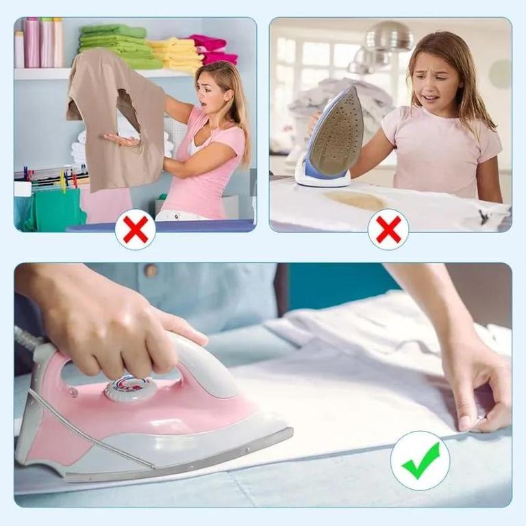 PTFE Teflon Iron Shoe Protector – Heat Resistant Non-Stick Iron Cover for Safe Ironing
